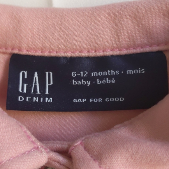 Baby Gap Denim Jacket Snap Buttons 6-12M - Picture 6 of 7